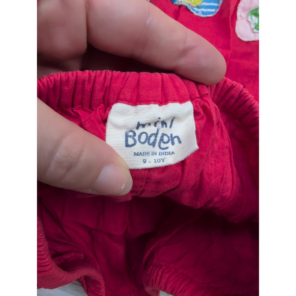 9/10 Mini Boden Smocked Butterfly Skirt - Picture 5 of 6